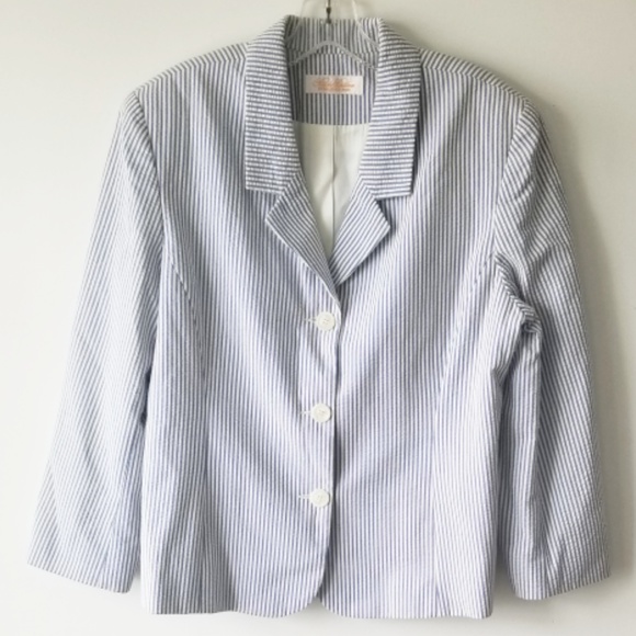 Brooks Brothers Dresses & Skirts - Brooks Brothers Womens Seersucker Blazer